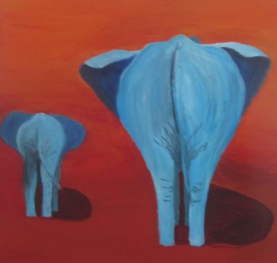 Blue elephants